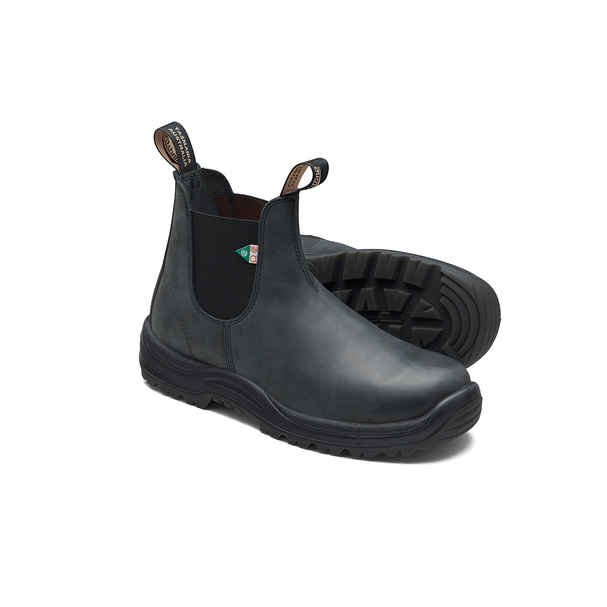 Blundstone 181 Work Safety Boot Waxy Rustic Black Workboot